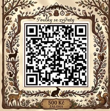 QR kód pro platbu zálohy
